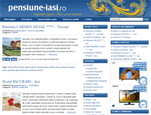 Tablet Screenshot of pensiune-iasi.ro